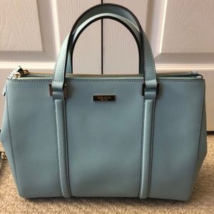 Large Kate Spade Light Blue Purse Special Edition